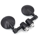 Motorcycle Mirrors - Round Folding Bar End Rear View Side Mirror for Benell