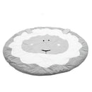 95CM Kids Play Game Mats Round Carpet Rugs Mat Cotton Crawling Blanket Floo A3D2