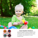 Silicone Gyro Rotation Baby Insect Anti-mosquito Bracelet Wristband (Pink) A