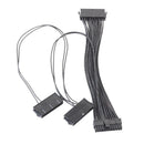 30cm 24 Pin Triple PSU Power Supply Extension Cable for Computer ATX Mining