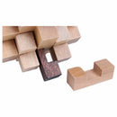 Wooden Primary Color Big Pineapple Lock Logic Puzzle Burr Puzzles Brain Tea