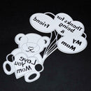 Bear Letter Cutting Dies Stencils Scrapbook Embossing DIY Craft Album Card