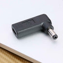 90 Degree USB3.1 USB-C Type-C Female to 5.5 x 2.1mm DC Male Plug Adapter A