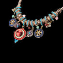 New Gypsy Ethnic Tribal Turkish Boho Chain  Necklace Tassel Pendant Fringe Cy