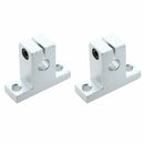 2Pcs SK8 8mm Linear Rail Shaft Clamping Guide Support for XYZ Table S8A1