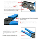Crimping Tools Pliers Electrical Tubular Terminals Box Mini Clamp Hsc8 16-4