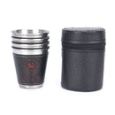 4pcs/lot 70ml Outdoor Camping Cups Set Picnic Supplies Stainless Steel Wine Cup*
