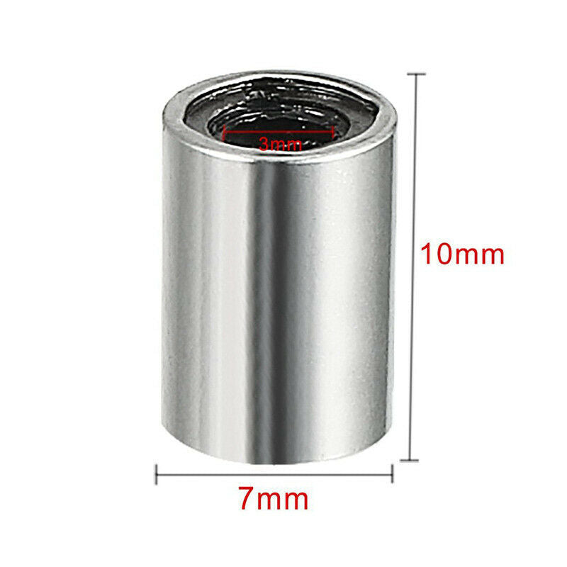 2 pcs LM5UU 5x10x15mm Double Side Rubber Seal Linear Motion Ball Bearing D7G7