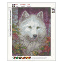 5D DIY Full Drill Diamond Painting Watching Wolf Cross Stitch Embroidery