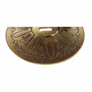 for the belly dance, pair of finger cymbals, in copper, gilded