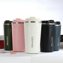 380ML Heat Preservation Coffee Mug Stainless Steel Travel Portable Mug Coff T5W6