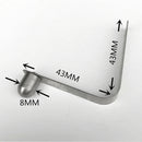 1 Set 6 Kayak Canoe Paddle Spring Snap Button Clips Tent Pole Retaining Clips