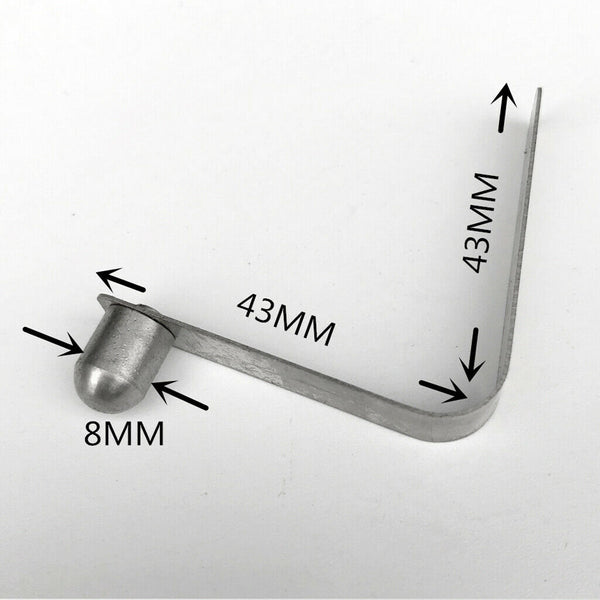 1 Set 6 Kayak Canoe Paddle Spring Snap Button Clips Tent Pole Retaining Clips