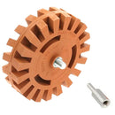 4 Inch 100mm Eraser Wheel Pinstripe  Removal Power Drill Adapter Rubber Car