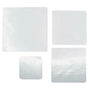 4pcs Silicone Strong Absorbability Plastic Fresh Food Wraps Seal (White)