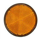 2pcs Motorcycles Car Exterior Accessories Universal ATV Orange Round Reflectors