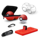 6in1 Carrying Case+Crystal Case+Game Card Pad for Nintendo Switch Poke Ball Plus