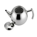 1.5L Stainless Steel Teapot Coffee Pot With Tea Leaf Strainer Infuser Filter