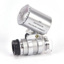 60 Magnifying Loupe Jewelry Jewelers Pocket Magnifier Loop Eye Coins Led Light L