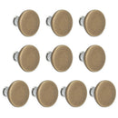 10 Sets 17mm Jeans Metal Button Press Instant Buttons Replacement Pants Button