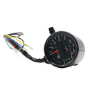 Motorcycle Speedometer Odometer with Neutral Gear Turn Signal Indicator A