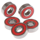 5Pcs Red ABEC-5 608-RS Skateboard Roller Sealed Ball Bearings 8x22x7mm P Gw