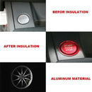 1X New For Audi A4 A6 Q5 A7 Car Start Stop Engine Switch Red Push Button Cover