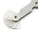 R7-14.5mm Pocket Measure Tool 32 Leaves Radius Gauge Gage OZ