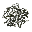 20 Pieces Fishing Back Lead Clips Carp Fishing Clips Fishing Tackle Rigs