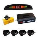 4 Parking Sensors Car Reversing Rear Reverse Backup Buzzer Alarm Kit LED Displa
