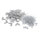 100 Pieces L Shape Corner Brace Plate Right Angle Photos Frame Picture Frame