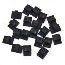 20x Cable Clips Self Adhesive Cord Management Black Wire Holder Organizer Clamps