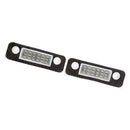 2X White 18LED License Number Plate Lights For Ford Fiesta Fusion Mondeo MK