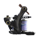 Professional Steel Tattoo Machine 10 Wrap Coil Liner Shader Equipment Kit