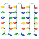 LED Christmas Lights Necklace Light Up Bulb Wedding Party Celebration Decor Lamp