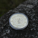 100x Round Commemorative Coin Display Capsules Case Collectible Box 21mm
