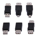 12Pcs/Set OTG USB 2.0 A Male To Female Micro USB Mini Converter Adapter