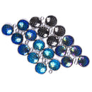 5Pcs 12mm stainless steel mermaid fish scale charms round pendants for DIY OZ