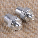 2pcs Car Positive & Negative Battery Post Terminal Adapter Zinc Alloy
