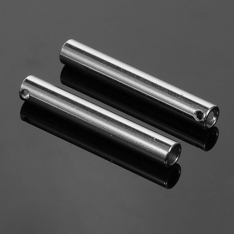 2pcs Axle Housing Kit Stainless Steel RC Car Axle Tube for SCX-10 RC Car