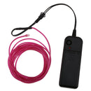 2 Pieces Luminescent LED Glow EL Wire String 3 Meter Light