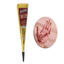 3pc dark red instant herbal henna cones temporary tattoo kit body art paint LJ