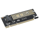 M.2 NVMe SSD NGFF TO PCI-e 3.0 X16 adapter M-Key interface card Full speed
