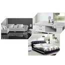 4pcs Bed Riser Table Lifts Furniture Sofa Legs Set - Clear Coated Oak Tapered