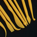 14pcs Plastic Cake Carving Pottery Shaper DIY Baking Sculpture Tools