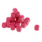 50 Pieces Opaque Blank Dice D6 for D&D RPG MTG Party Games Orange + Rose Red