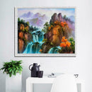 5D DIY Full Drill Diamond Painting Landscape Cross Stitch Craft Kits (01)