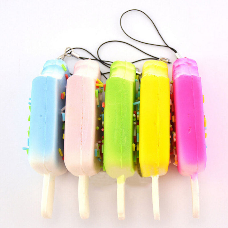Sprinkles  sicle Phone Straps Soft Bread Scented Key Chains Giftsã€NME