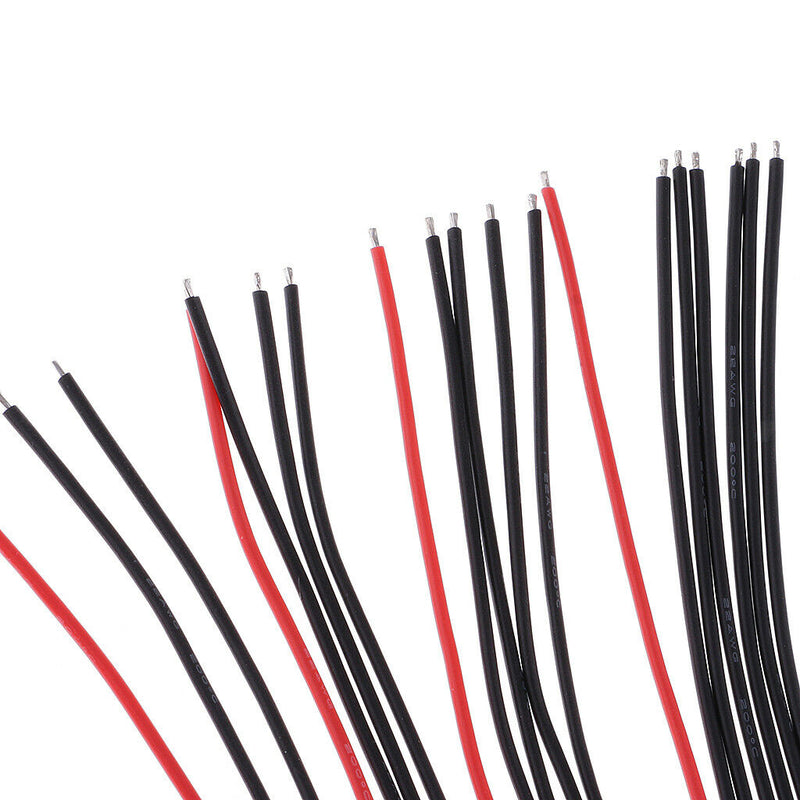 10pcs JST-XH Connector 2-6S iMAX B6 Balance Charger Silicon Cables Wire 10cm