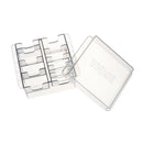 8 Grid Plastic Blade Organizer Storage Case Rack Clipper Comb Holder BarberS Gw
